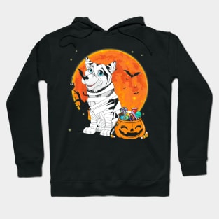 Alaskan Malamute Dog Candy Pumpkin Tshirt Halloween Gifts Hoodie